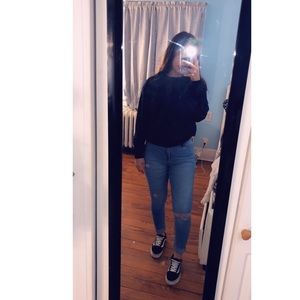 High rise super skinny jeans